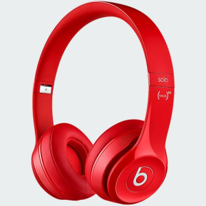 image of red Beats Headphones by Dr. Dre