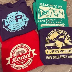 A set of library programming shirts