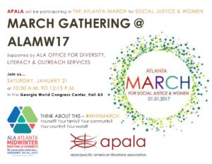 Image for APALA poster for ALA Atlanta March