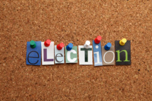 Image Election pinned on noticeboard