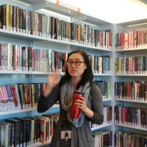 Assistant Community Library Manager Euni Chang discusses teen fiction reading trends.